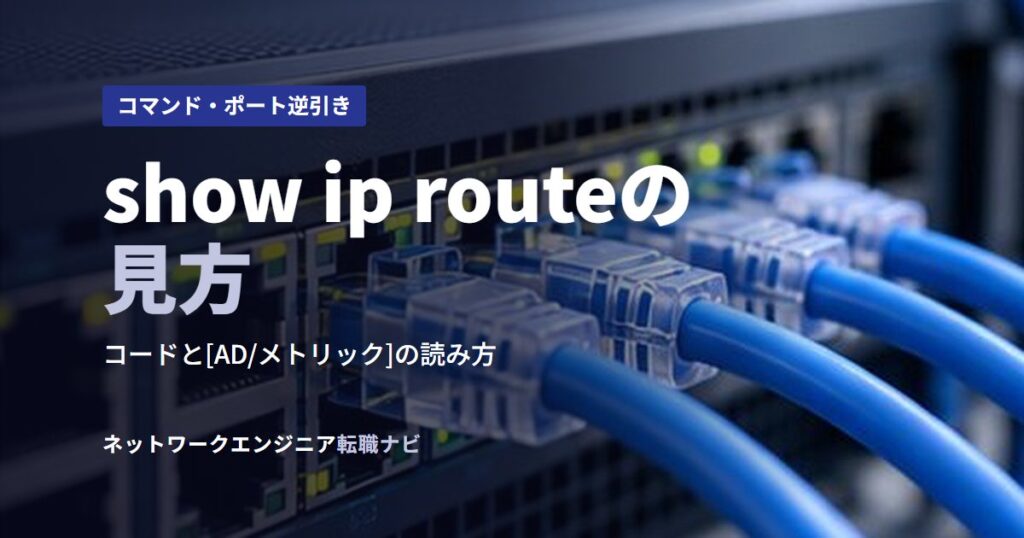 show ip routeの見方