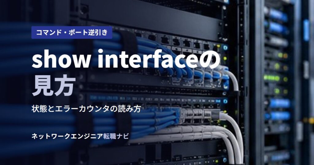 show interfaceの見方